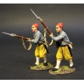 CSHZ-07 Two Infantry Advancing, South Carolina Zouave Volunteers